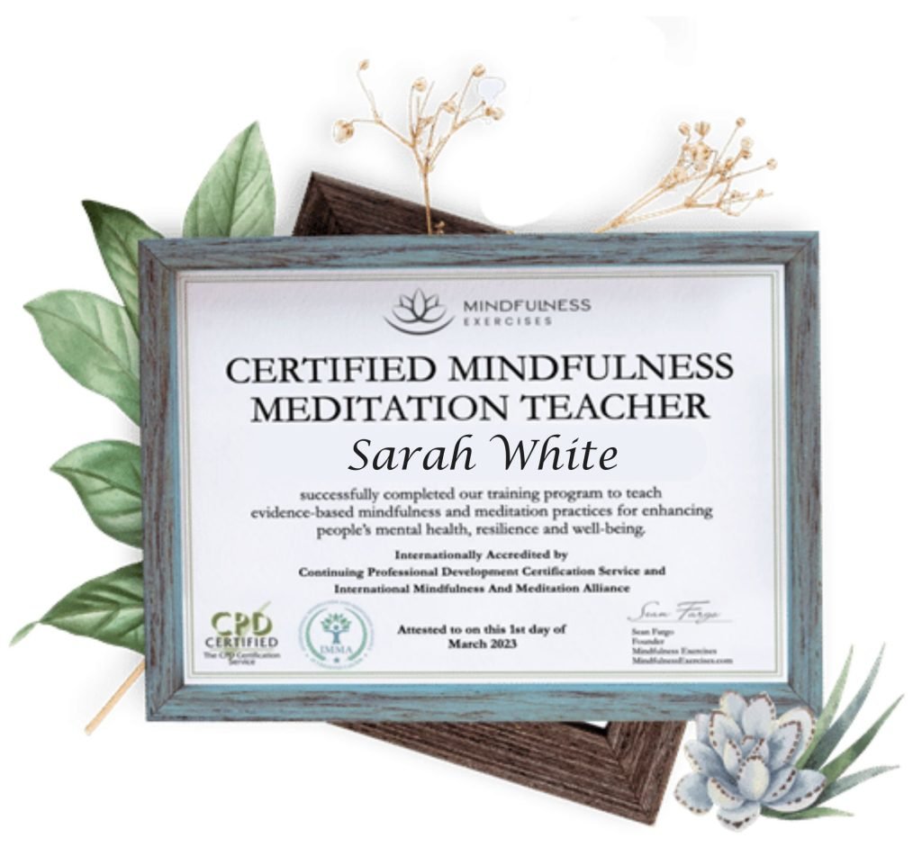 Certified Mindfulness Meditation Teacher